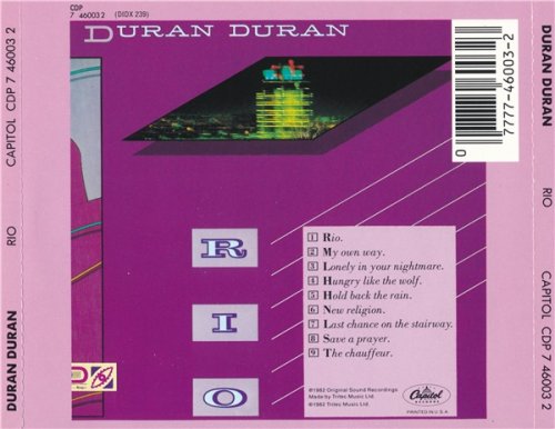 Duran Duran - RIO (1982)