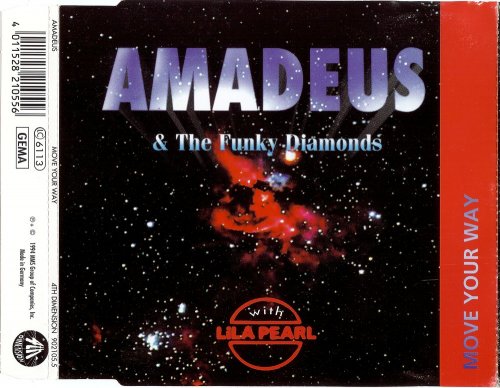 Amadeus & The Funky Diamonds With Lila Pearl - Move Your Way (CD, Maxi-Single) 1994