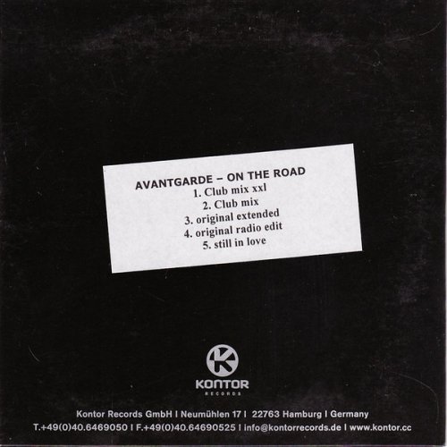 Avantgarde - On The Road (CDr, Maxi-Single) 2007