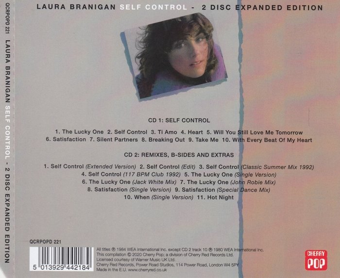 Laura Branigan – Self Control (1984)[Expanded, Remastered 2020] 2CD ...