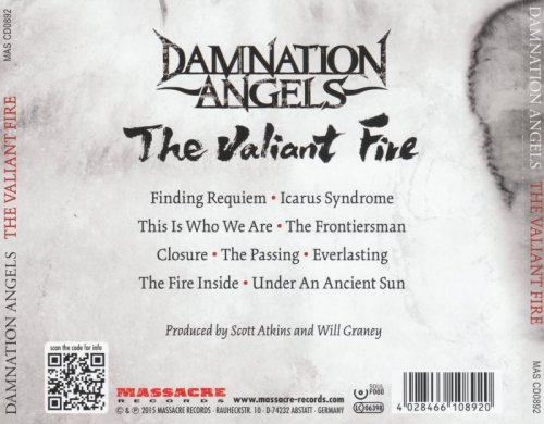 Damnation Angels - The Valiant Fire (2015)
