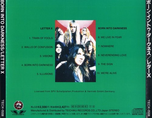 Letter X - Born Into Darkness [Japanese Edition] (1992)