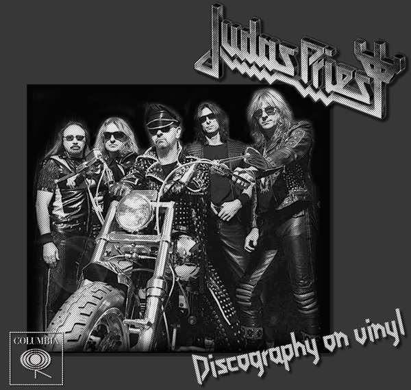 JUDAS PRIEST «Discography on vinyl» (18 × LP • Columbia Records Ltd. • 1976-2018)
