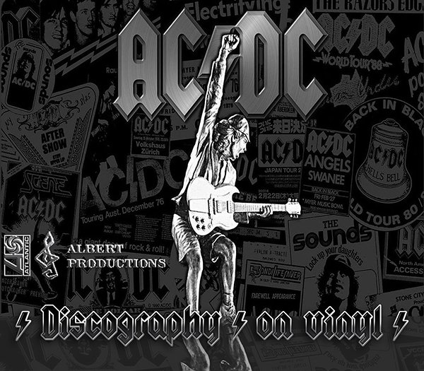 AC/DC «Discography on vinyl» (23 × LP • Albert Productions Ltd. • 1975-2020)