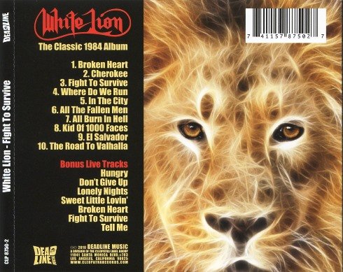 White Lion -  Fight To Survive (1985) [Reissue 2010]