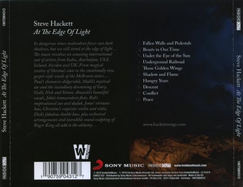 Steve Hackett - At The Edge Of Light (2019)