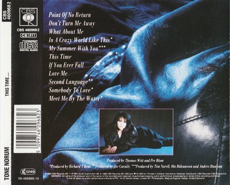 Tone Norum - Discography [5CD] (1986 - 1996)