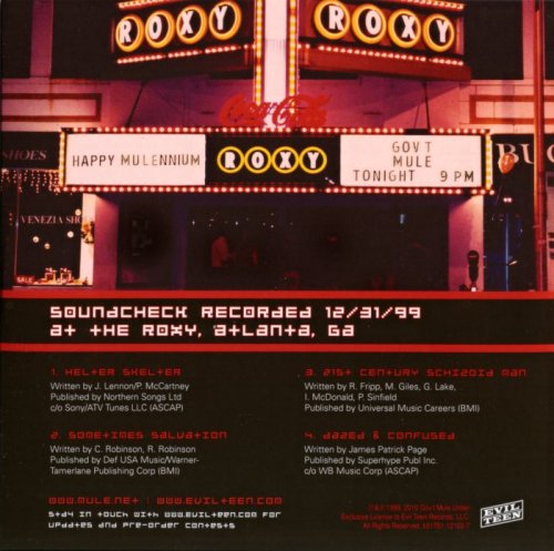 Gov't Mule - Mulennium Bonus Disc (2010)