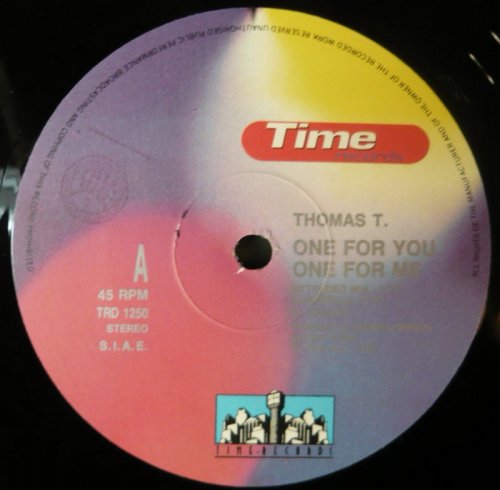 Thomas T. - One For You One For Me (Vinyl, 12'') 1992