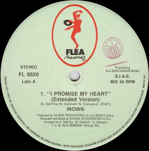 Ross - I Promise My Heart (Vinyl, 12'') 1992