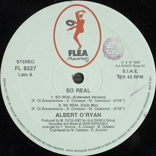 Albert O'Ryan - So Real (Vinyl, 12'') 1992