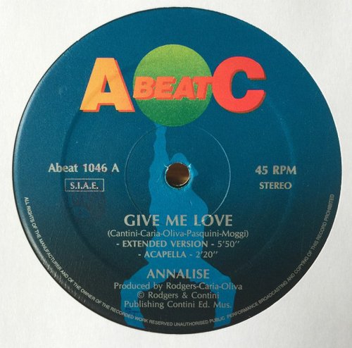 Annalise - Give Me Love (Vinyl, 12'') 1992