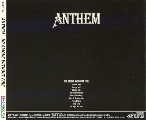 Anthem - No Smoke Without Fire (1990) [Japan Reissue 2005]