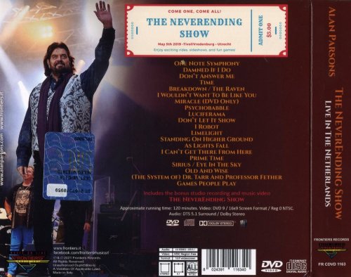 Alan Parsons - The NeverEnding Show: Live In The Netherlands [2CD] (2021)