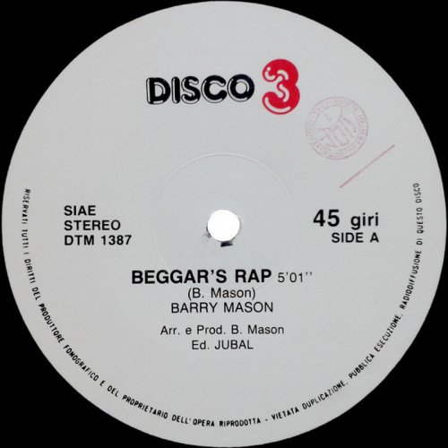 Barry Mason - Beggar's Rap (Vinyl, 12'') 1987