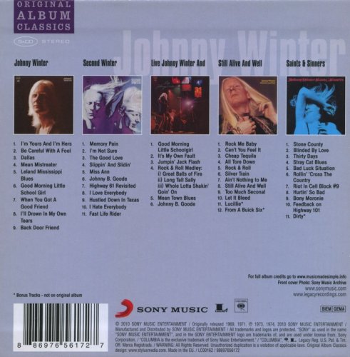 Johnny Winter - Original Album Classics [1969-74] (2010) [5CD]