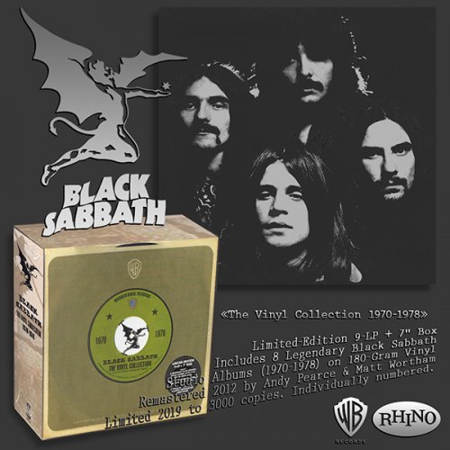 BLACK SABBATH «The Vinyl Collection» 1970-1978 (US 2019 Warner Music / Rhino Company • R1 591001)