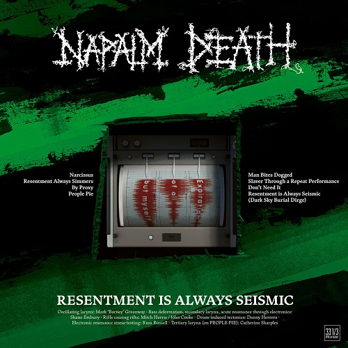 Napalm Death - Resentment Is Always Seismic - A Final Throw Of Throes 2022