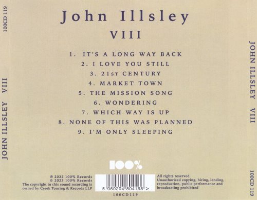 John Illsley - VIII [Eight] (2022)