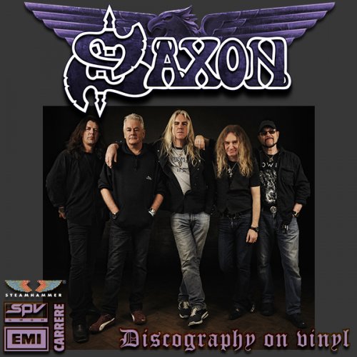 SAXON «Discography on vinyl» (20 x LP • First Press and Re-issue • 1980-2013)