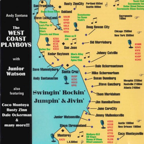 Andy Santana And The West Coast Playboys - Swingin' Rockin' Jumpin' & Jivin' (1998)