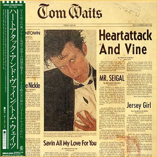 Tom Waits - Heartattack And Vine [Japan Edition] (1980)