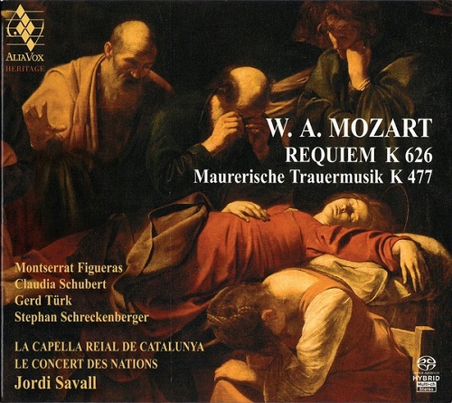 W.A. Mozart - Requiem K 626, Maurerische Trauermusik K 477 (Jordi Savall) 2010