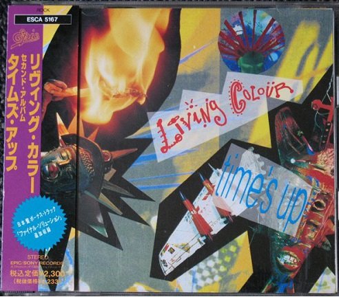 Living Colour - Time's Up (1990) [Japan Edition + EU Edition]