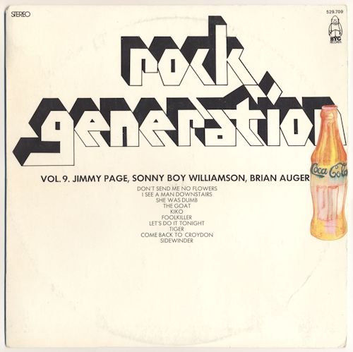 VA: Rock Generation Vol. 9 - Sonny Boy Williamson, Jimmy Page, Brian Auger (1972) [Vinyl Rip 24/192]