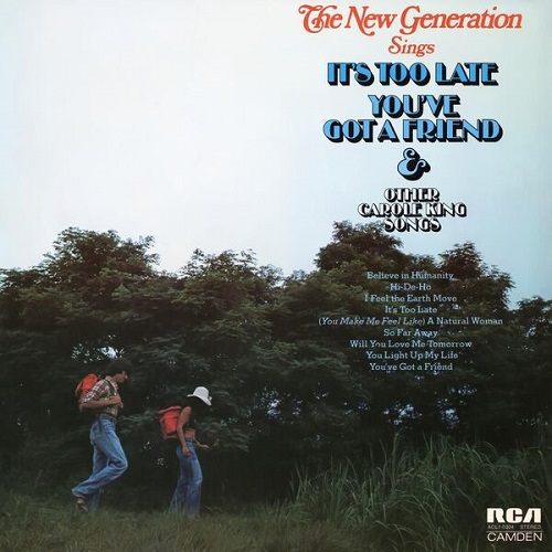 The New Generation - It's Too Late / You've Got A Friend And Other Carole King Songs (2023) 1973