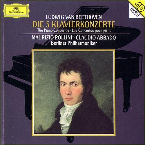 Beethoven - Maurizio Pollini, Claudio Abbado, Berliner Philharmoniker - Die 5 Klavierkonzerte - The Piano Concertos (3CD) (1992-1993)