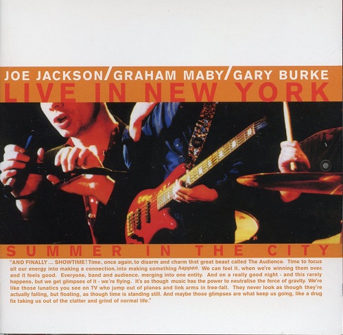 Joe Jackson, Graham Maby, Gary Burke - Summer In The City, Live In New York (2022) 2000