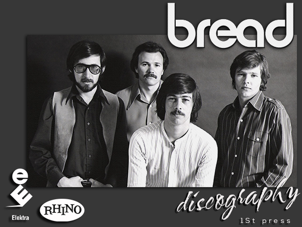 BREAD «Discography» (5 × CD • Rhino ⁄ Elektra Traditions • 1969-1972)