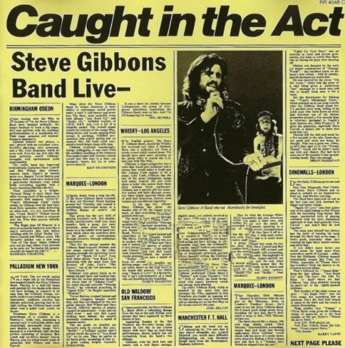 Steve Gibbons Band - Caught In The Act (1977) (Reissue, 1990)