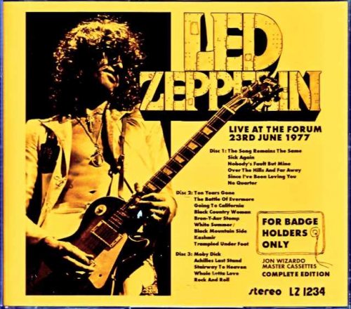 Led Zeppelin - For Badge Holders Only: Jon Wizardo Master Cassettes: Complete Edition [3 CD] (2023)