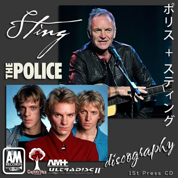 THE POLICE + STING «Discography»  (21 × CD • First Press + 24Kt Gold • 1978-2022)