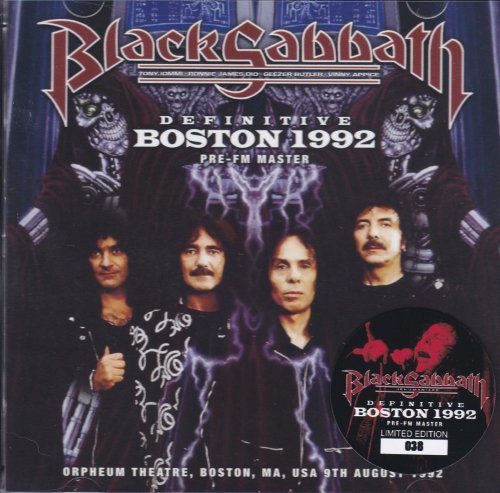 Black Sabbath - Definitive Boston 1992. Pre-FM Master [2 CD] (2020)