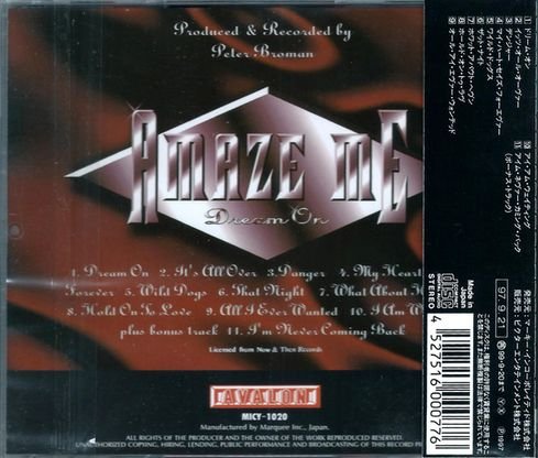 Amaze Me - Dream On (1997) [Japan Edition]