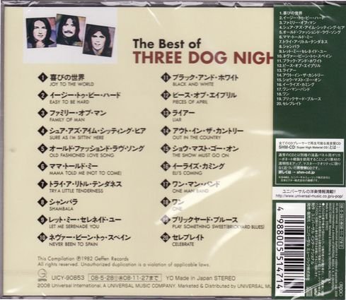 Three Dog Night - The Best Of [Reissue Japan SHM-CD 2008] (1982)