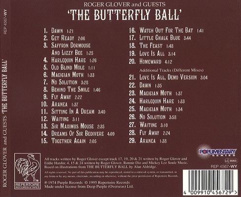 Roger Glover & Guests - The Butterfly Ball and The Grasshopper's Feast (1974) [Reissue 1995]