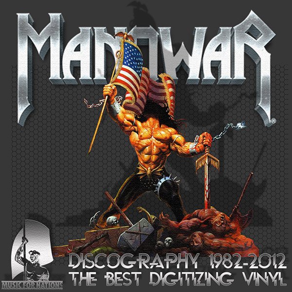 MANOWAR «Discography on vinyl» (12 × LP • Inar Music Ltd. • 1982-2012)