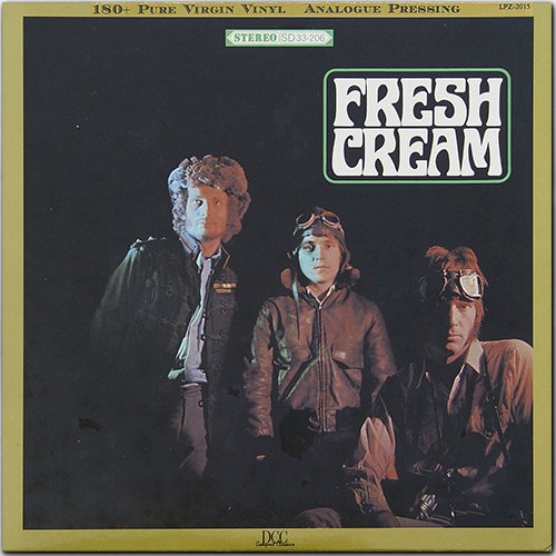 CREAM «Fresh Cream» (1966) (US LP 1996 DCC Compact Classics Inc. • LPZ 2015)