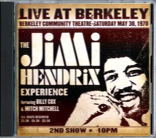 JIMI HENDRIX «Live At Berkeley» (1970) (US 2003 Experience Hendrix, LLC • B0001102-02)