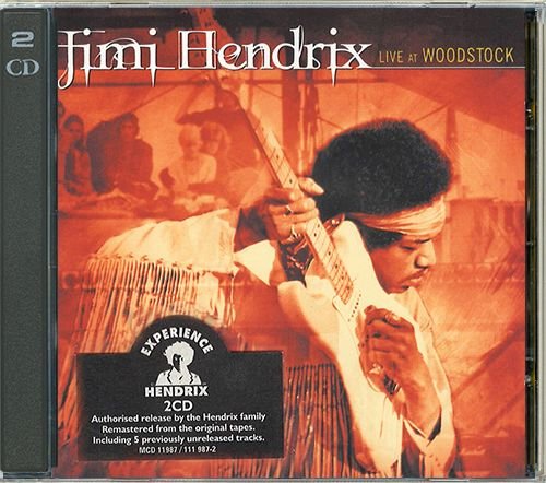 JIMI HENDRIX «Live At Woodstock» (1969) (EU 2 × CD 1999 MCA Records, Inc. • MCD 11987)