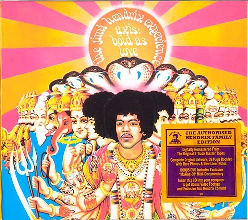 THE JIMI HENDRIX EXPERIENCE «Axis: Bold As Love» (1967) (EU 2010 Legacy ⁄ Sony Music • 88697621632)