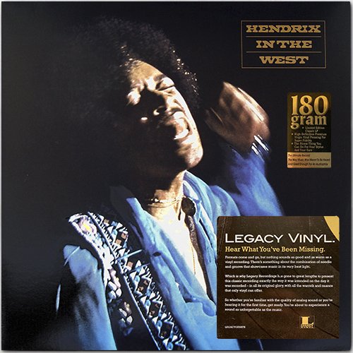 JIMI HENDRIX «Hendrix In The West» (1972) (US 2 × LP 2011 Legacy ⁄ Sony Music • 88697 93429 1)