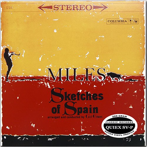 MILES DAVIS «Sketches Of Spain» (1960) (US LP 2008 Classic Records, Inc. • CS 8271)