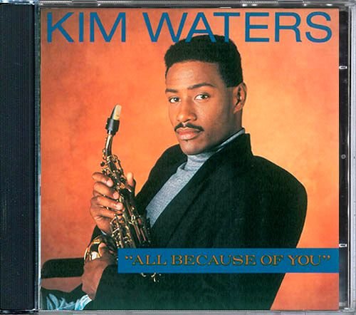 KIM WATERS «All Because Of You» (US 1990 Warlock Records, Inc. • WARCD 2720)