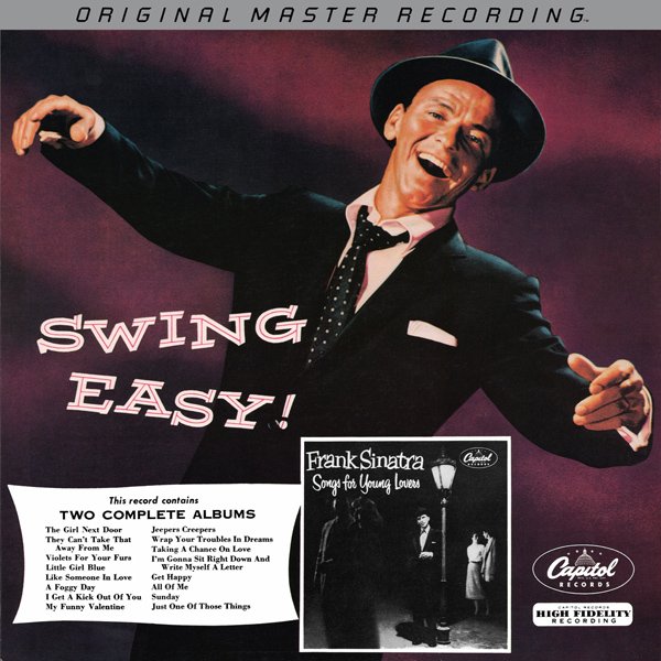 Frank Sinatra - 16LP Box Set Mobile Fidelity 'Sinatra Silver Box': LP1 1954 Songs For Young Lovers & Swing Easy / VinylRip 24/96