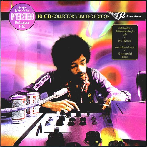 JIMI HENDRIX «In The Studio» Vol.1-10 (UK 10 × CD 2006 Hendrix Recordings • RECD1001〜10cw)